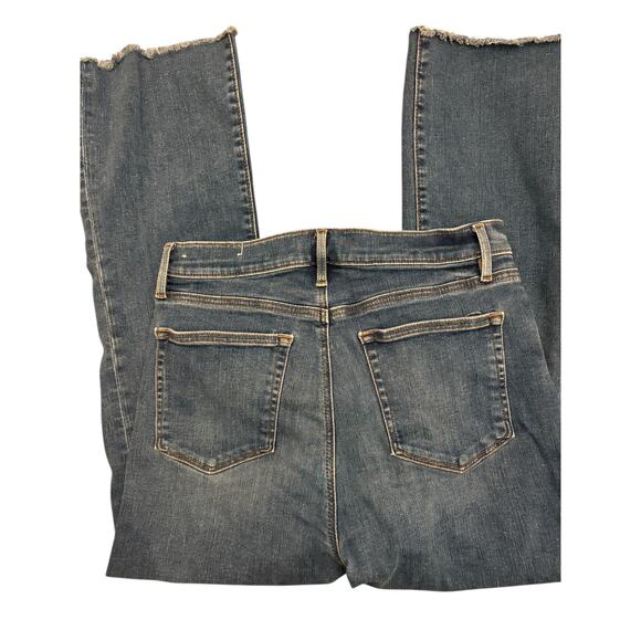 Ann Taylor Loft Kick Crop Raw Hem Jeans 30/10 - Picture 6 of 8